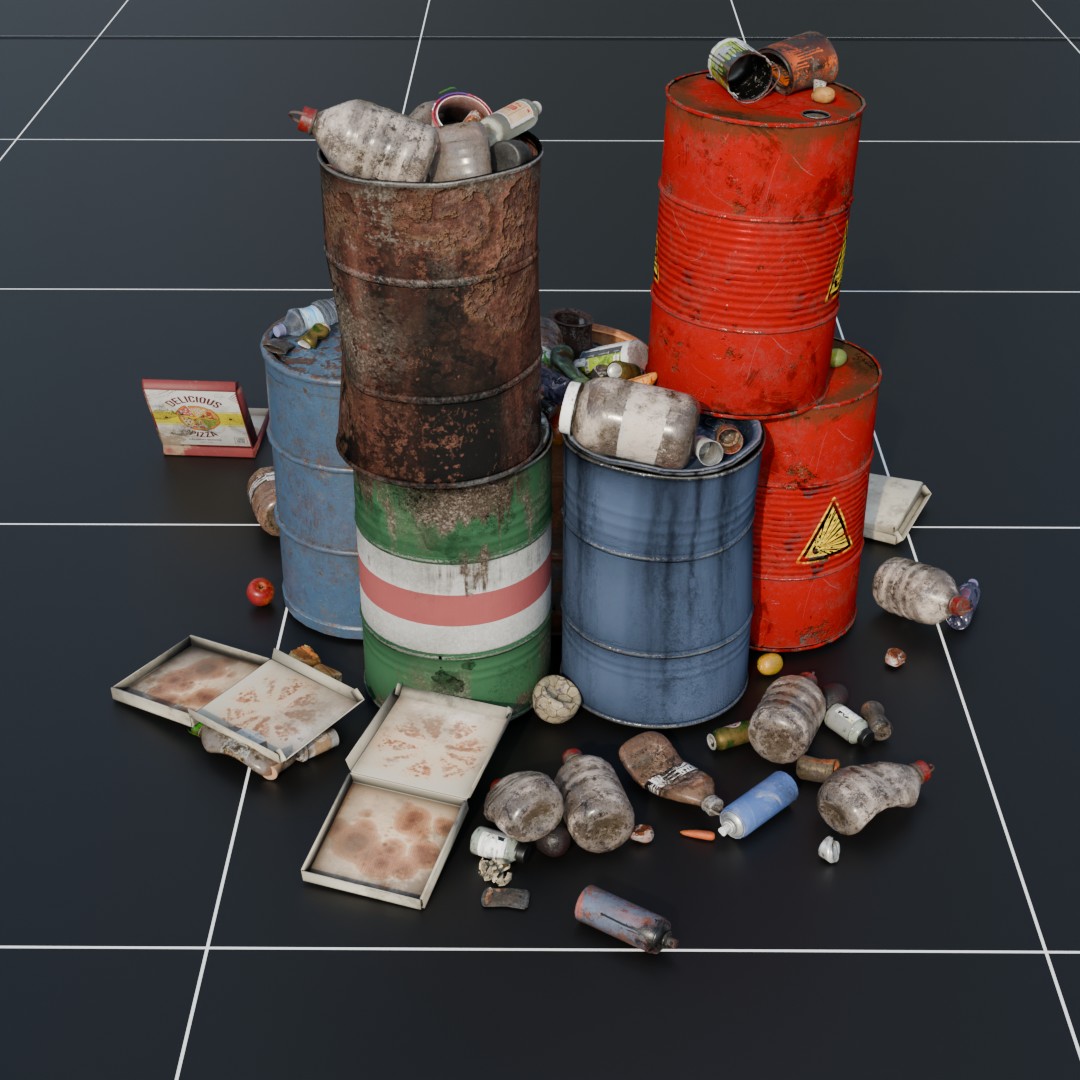Metal Barrel Set